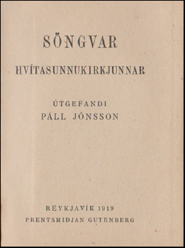 Sngvar Hvtasunnukirkjunnar # 51222