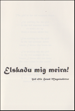 Elskau mig meira! # 88361