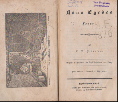 Hans Egedes Levnet # 52899