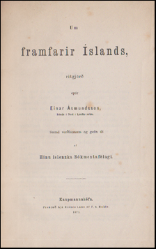 Um framfarir slands # 53374