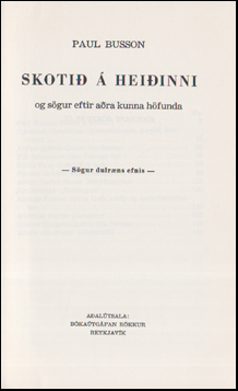 Skoti  heiinni # 53727