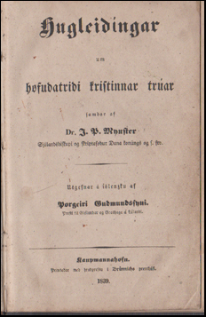Hugleidingar um hfudatridi kristinnar trar # 53744