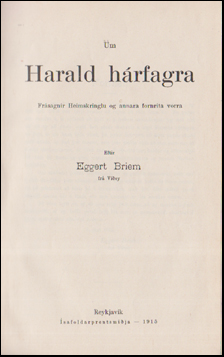 Um Harald hrfagra # 53803