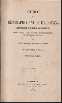 Curso de Geographia Antiga E Moderna # 53900