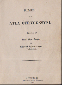 Rmur af Atla tryggssyni # 54185