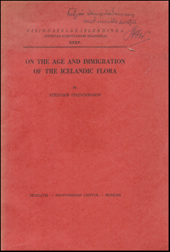 On the age and immigration of the Icelandic flora # 54330