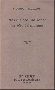 Nokkur or um ina og iju slendinga # 54341