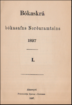 Bkaskr bkasafns Noruramtsins # 55068