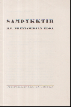 Samykktir H.F. Prentsmijan Edda # 55428