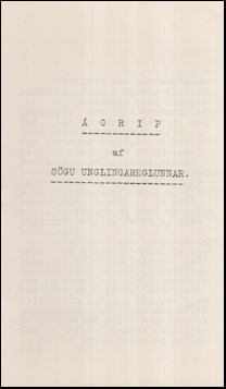grip af sgu Unglingareglunnar # 55534