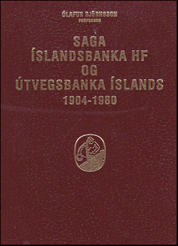 Saga slandsbanka hf. og tvegsbanka slands 1904-1980 # 87274