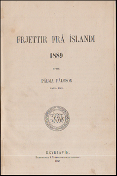 Frjettir fr slandi 1889-1890 # 55640