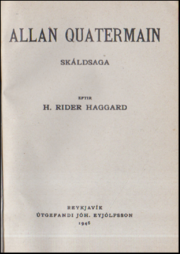 Allan Quatermain # 55764