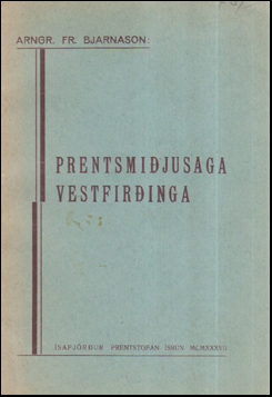 Prentsmijusaga Vestfiringa # 56160