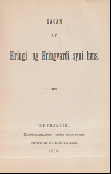 Sagan af Hringi og Hringvari syni hans # 56403