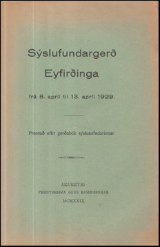 Sslufundargjrir Eyjafjararsslu # 56624