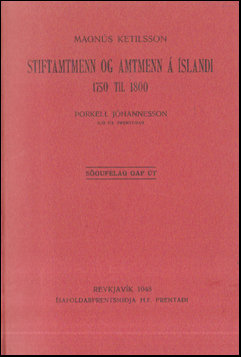 Stiftamtmenn og amtmenn  slandi 1750 til 1800 # 56637