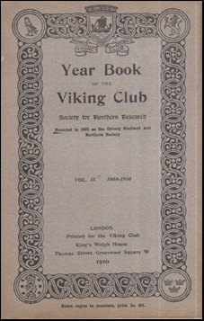 Year-Book of the Viking Society 1910 # 56663