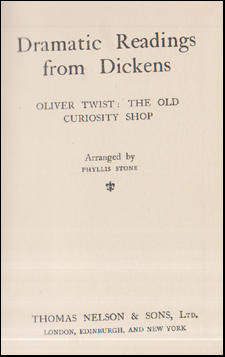 Dramatic Readings from Dickens # 56712