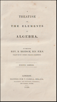 A Treatise on The Elements of Algebra # 57467
