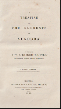 A Treatise on The Elements of Algebra # 57467