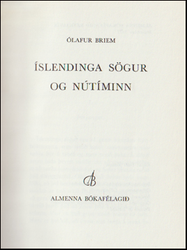 slendinga sgur og ntminn # 58239