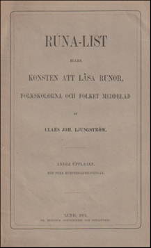 Rna-list, eller Konsten att lsa runor # 77338