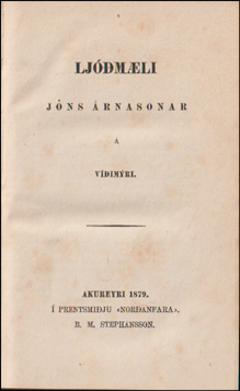 Ljmli Jns rnasonar  Vimri # 59863