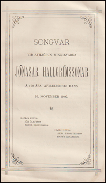 Sngvar vi afhjpun minnisvara Jnasar Hallgrmssonar # 60264