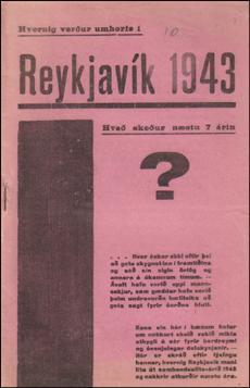 Hvernig verur umhorfs  Reykjavk 1943 # 60275