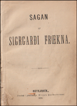 Sagan af Sigrgari frkna # 60301