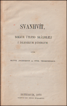 Svanhvt # 60361