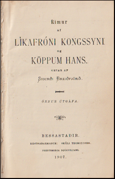 Rmur af Lkafrni kongssyni og kppum hans # 87057