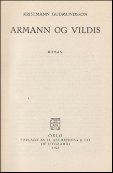 Armann og Vildis # 60643