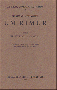 Nokkrar athugasemdir um rmur # 61553