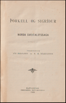 �orkell og Sigr��ur # 61791