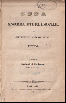 Edda Snorra Sturlusonar # 63611