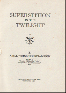 Superstition in the Twilight # 64558