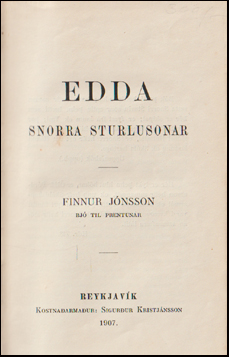 Edda Snorra Sturlusonar # 64688