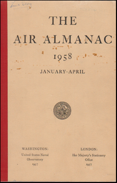 The Air Almanac 1958 # 65195
