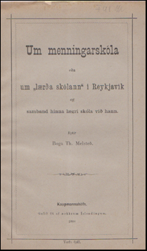 Um menningarskla # 65365