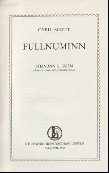 Fullnuminn # 86661