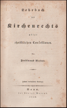 Lehrbuch des Kirchenrechts # 66097