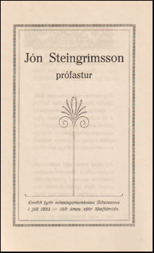 Jn Steingrmsson prfastur # 68036