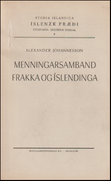 Menningarsamband Frakka og slendinga # 66456