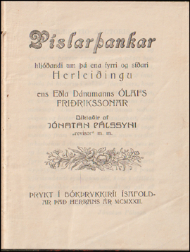 Pslarankar hljandi um  ena fyrri og sari herleiingu # 82911