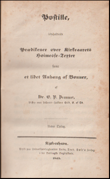 Postille, indeholdende prdikener # 66903