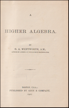 A Higher Algebra # 66906