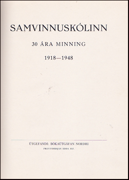Samvinnusklinn. 30 ra minning # 67792