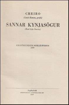 Sannar kynjasgur # 68245